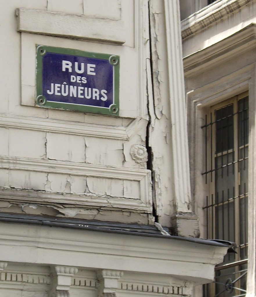 Rue des Jeuneurs à Paris