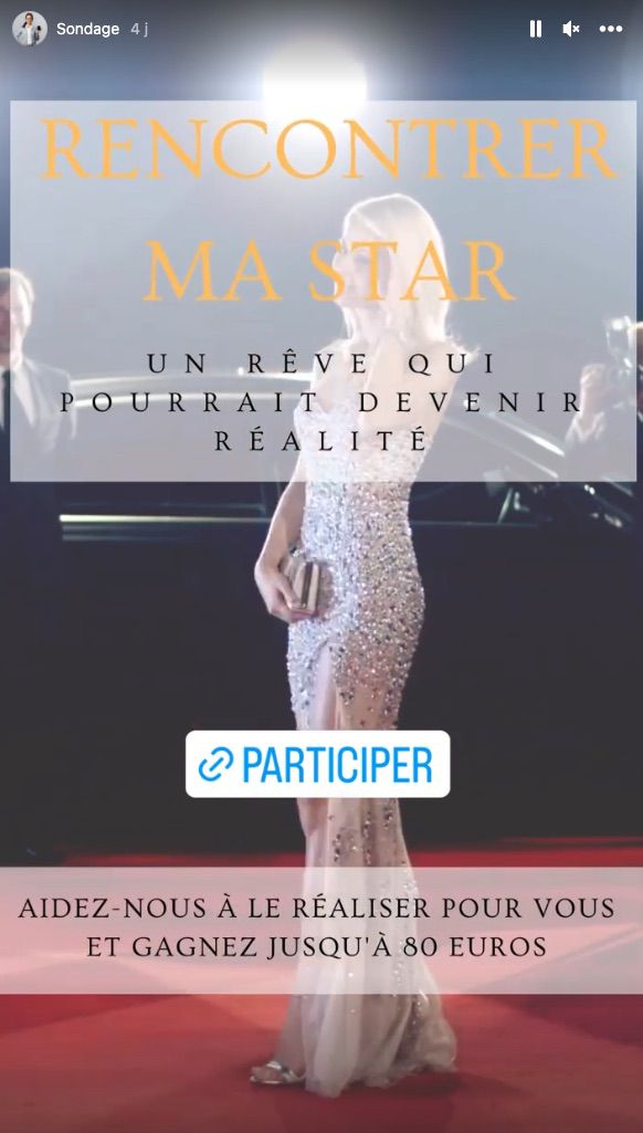 Story Instagram : Rencontrer ma star (sondage)