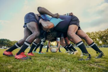 La mêlée en Rugby